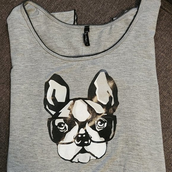 Edista Las Angeles Womens Shirt, Gray, size S - Picture 1 of 6